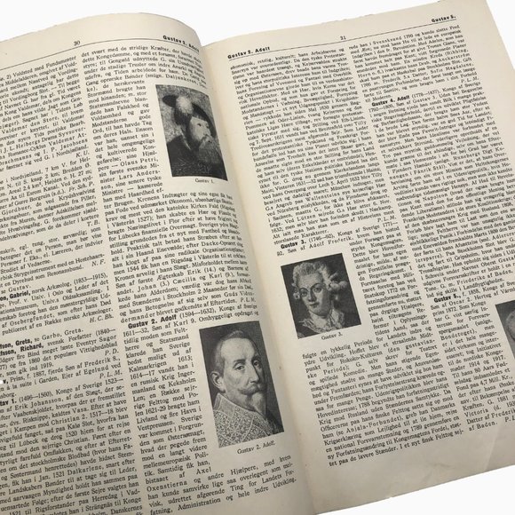 Vor Tids Konversations Leksikon in Danish 1948 Antique Encyclopedia - Picture 5 of 8